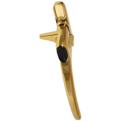 ERA Charisma Inline Cockspur Non Locking Espag Handle 21mm Right Handed Non Locking - Polished Gold