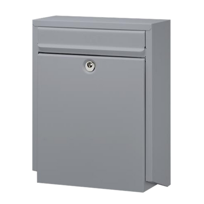 DAD Decayeux D100 Series Post Box Silver Grey