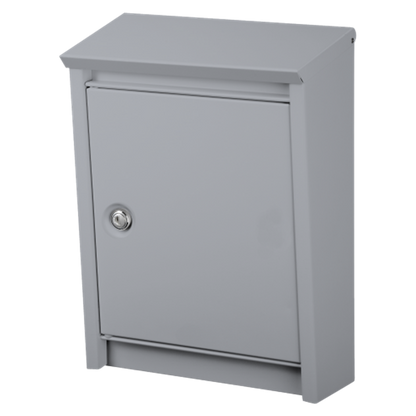 DAD Decayeux D110 Series Post Box Silver Grey