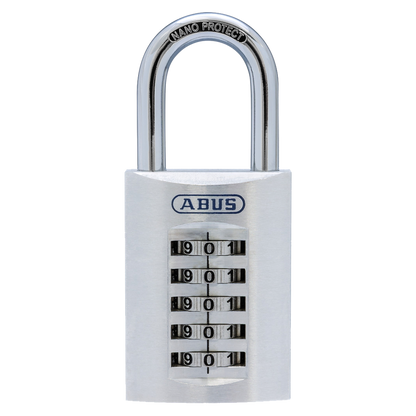 ABUS 183AL/45 Weather Resistant Combination Padlock 47mm Pro - Silver