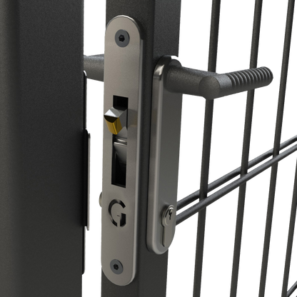 GATEMASTER ML4 Full Plate Mortice Gate Hook Lock Ornamental Handles