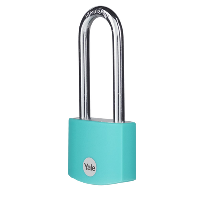 YALE YE3B Aluminium Long Shackle Padlock Teal