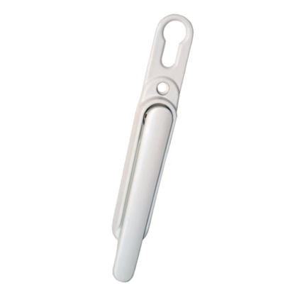 GREENTEQ Clearline Slimfold Bi-Fold Door Handle With Euro Cut Out White