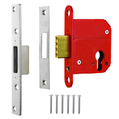ERA 263 & 363 Fortress Euro Deadlock Case Only 363 Case Only 75mm - Satin Chrome