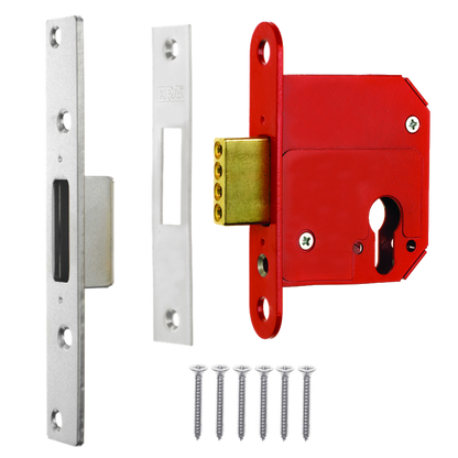 ERA 263 & 363 Fortress Euro Deadlock Case Only 363 Case Only 75mm - Polished Chrome