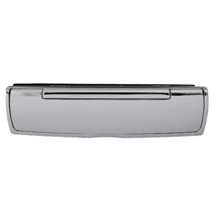 HOPPE Suited 310mm Letter Plate With Sprung Sleeve AR708A 50021989 - Satin Chrome