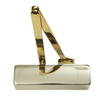 GEZE TS2000NV Size 2-4 Overhead Door Closer No Backcheck - Polished Brass