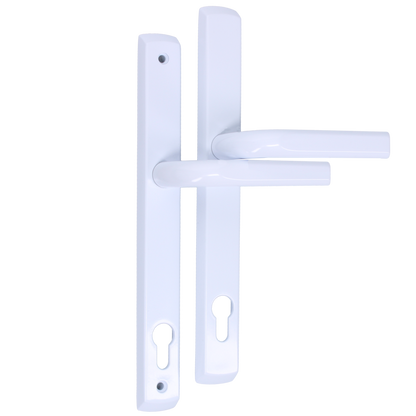 MILLENCO Lever/Lever Sprung Handle 117mm Centres White