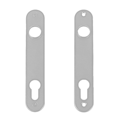 LOCINOX 3025 Pair of Escutcheons For Insert Locks Silver