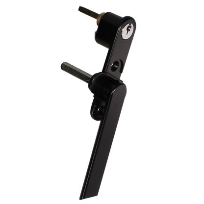 DEBAR Velte Bi-Fold Door Handle With Integrated Lock Black
