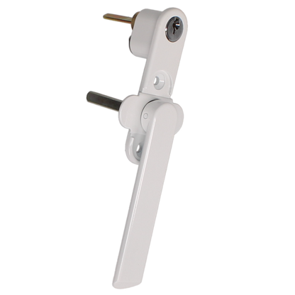 DEBAR Velte Bi-Fold Door Handle With Integrated Lock White