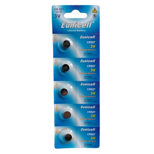 EUNICELL 3V CR927 Button Cell Battery (5 PER CARD) CR927