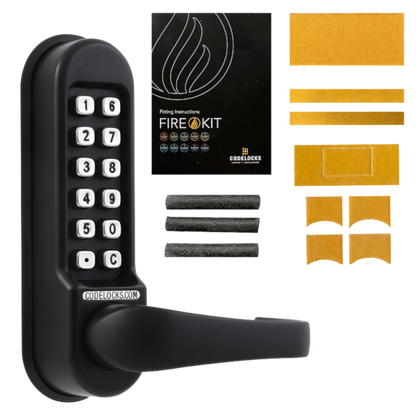 CL0510 Marine By Codelocks Digital Lock CL0515 With Passage Set And Fire Kit - Black