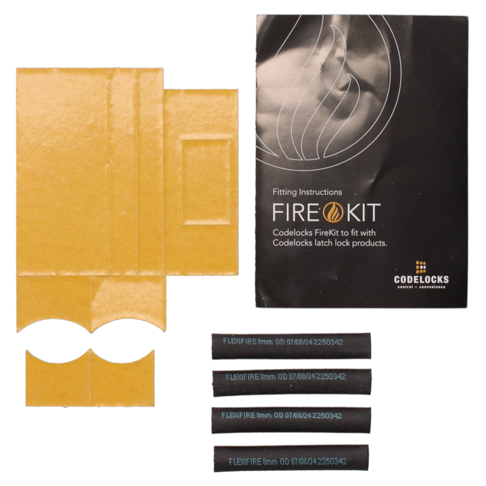 CODELOCKS Fire Intumescent Kit Pack To Suit All Latch Models PFKP LAT ...