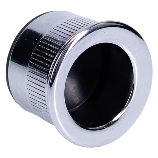 BONAITI SERRATURE Sliding Door Thimble Round Finger Pull Handle MTT Polished Chrome
