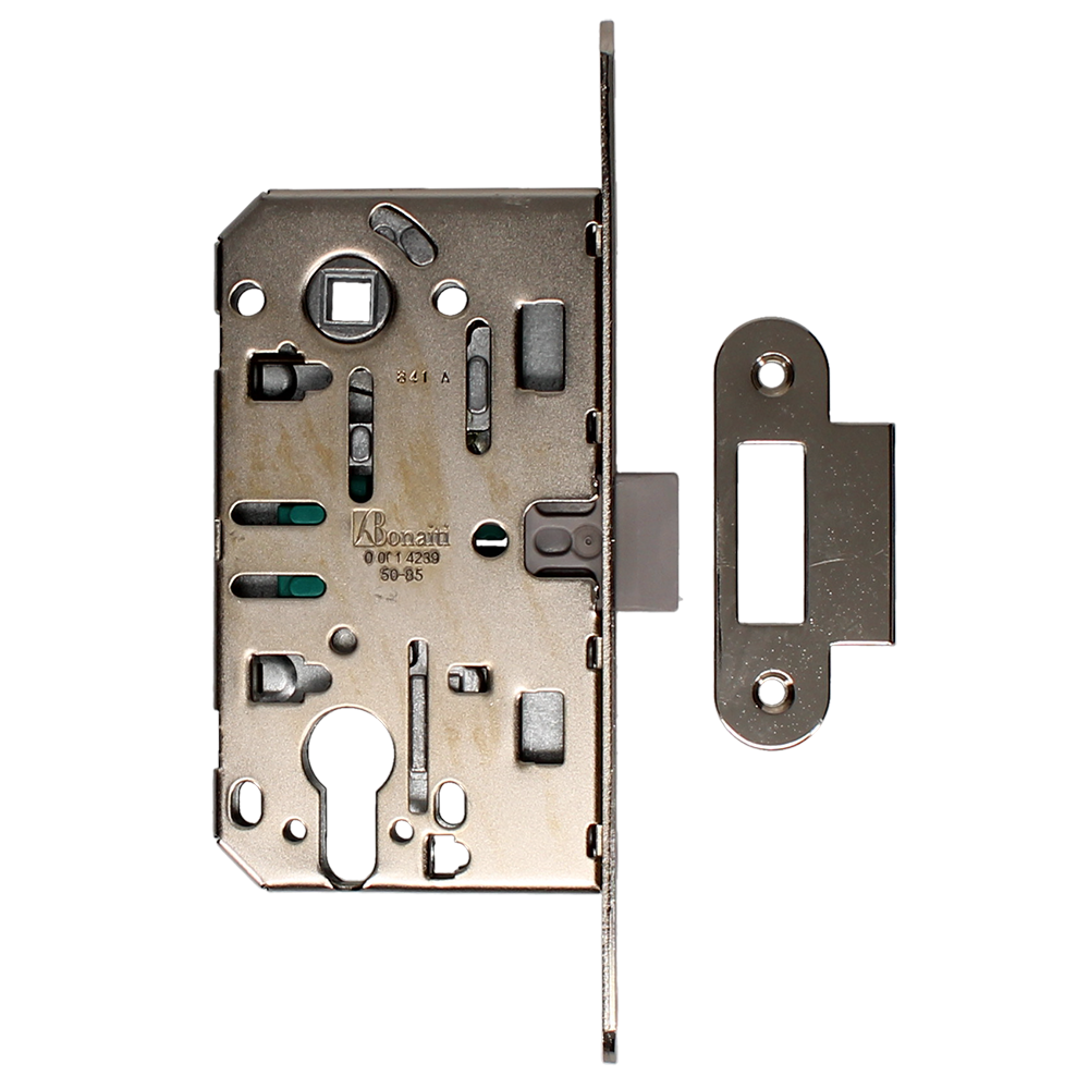 BONAITI SERRATURE Bitter NG A89 Euro Mechanical Lock Polished Nickel