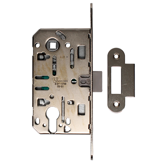 BONAITI SERRATURE Bitter NG A89 Euro Mechanical Lock Polished Nickel