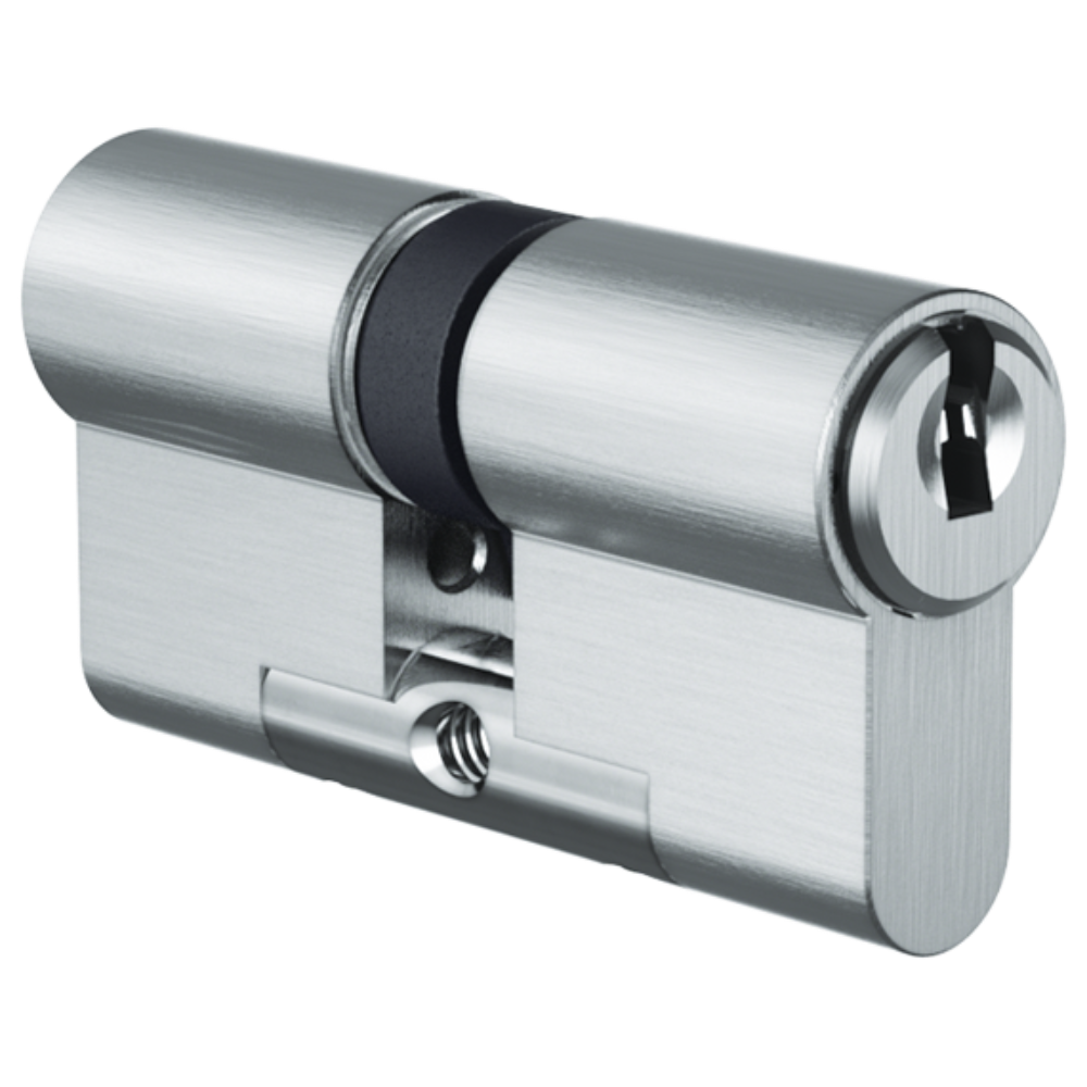 EVVA ICS DZ Euro Double Cylinder Keyed To Differ 3 Keys TS007 3* 72mm 36-36 31-10-31 003EI - Nickel Plated