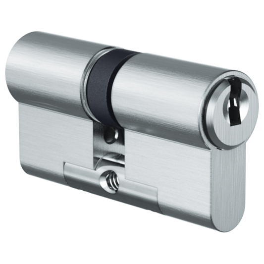 EVVA ICS DZ Euro Double Cylinder Keyed To Differ 3 Keys TS007 3* 72mm 36-36 31-10-31 003EI - Nickel Plated