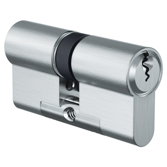 EVVA EPSnp DZ Euro Double Cylinder Keyed To Differ 3 Keys TS007 3* 77mm 41-36-10-31 44BE1 - Nickel Plated