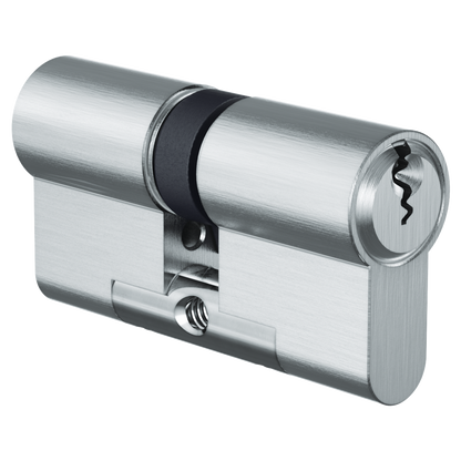 EVVA EPSnp DZ Euro Double Cylinder Keyed To Differ 3 Keys TS007 3* 82mm 41-41 36-10-36 44BE1 - Nickel Plated