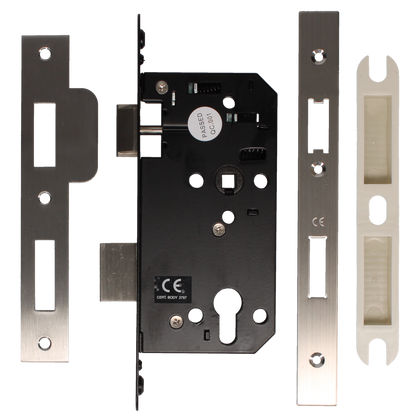 PAXTON Paxlock Pro Mortice Sash Lock 72mm Centres 901-010 - Stainless Steel