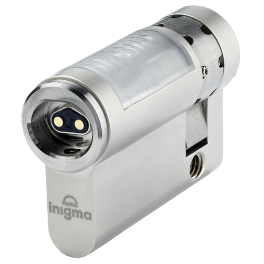 SQUIRE Inigma Smart Half Euro Cylinder 45mm 35/10 Inigma HC2/NI - Nickel Plated