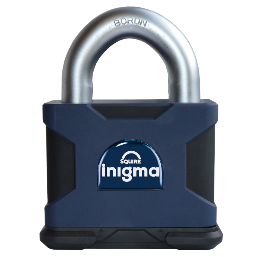 SQUIRE Inigma Smart Padlock Open Shackle 100mm Dual Operated Inigma - Blue