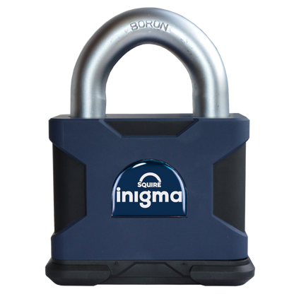 SQUIRE Inigma Smart Padlock Open Shackle 100mm Dual Operated Inigma - Blue
