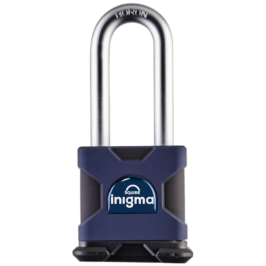 SQUIRE Inigma Smart Padlock Long Shackle 50mm Inigma LS - Blue