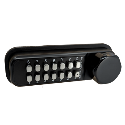 BORG LOCKS BL2615 Marine Grade Easicode Pro ECP Digital Horizontal Rim Deadbolt Lock BL2615 MG PRO ECP - Black (Marine Grade Pro)