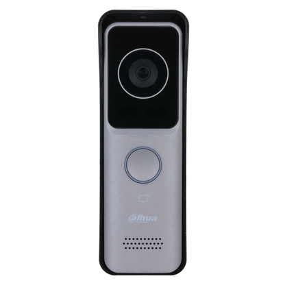 DAHUA Video Door Entry Slim Panel Wi-Fi Single Button 2MP Camera With Rainshield VTO2311R-WP Grey