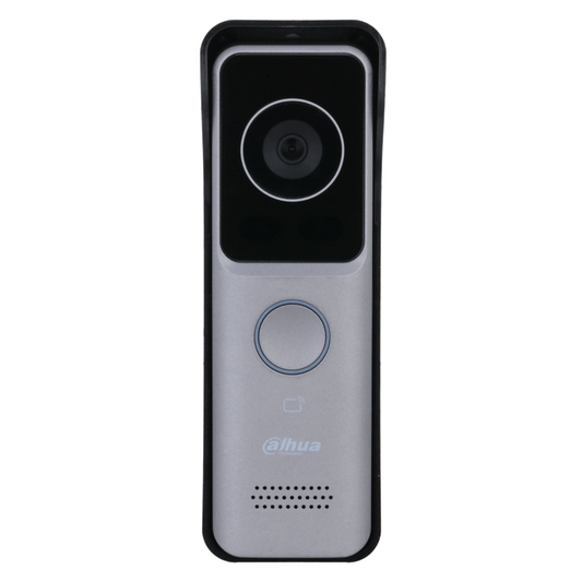 DAHUA Video Door Entry Slim Panel Wi-Fi Single Button 2MP Camera With Rainshield VTO2311R-WP Grey