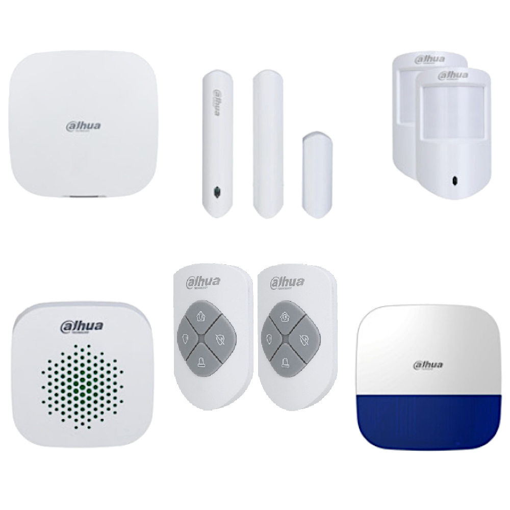 DAHUA Airshield Alarm Kit Including Hub, Internal Siren, External Sire ...