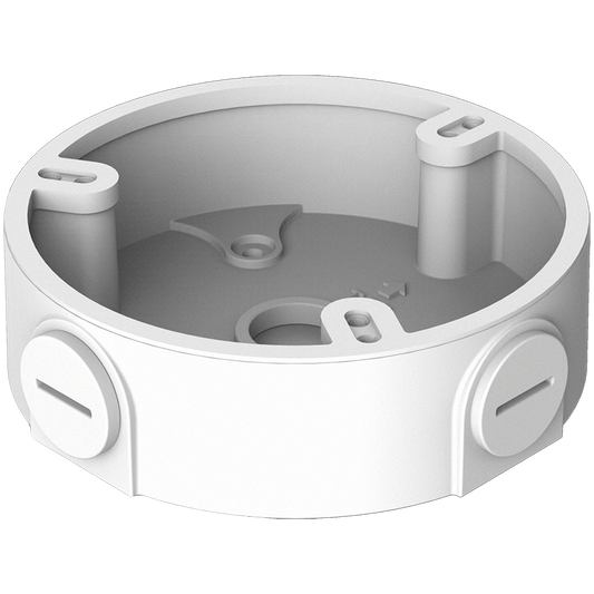 DAHUA PFA136 Round Aluminium Junction Box To Suit HDBW-EP Mini VR Dome And EB Series Mini Fisheye Cameras PFA136 - White