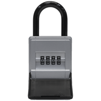 ABUS Keygarage Mini 737 Combination Key Safe With Shackle 4 Digit Combination - Black & Silver