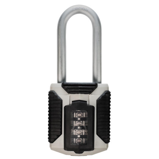 SQUIRE Vulcan ATL Boron Steel Long Shackle Combination Padlock Pro - Black & Silver
