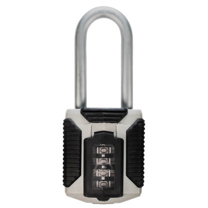 SQUIRE Vulcan ATL Boron Steel Long Shackle Combination Padlock Black & Silver