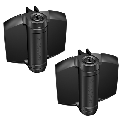 D&D Truclose Heavy Duty Hinges For Metal, Wood & Vinyl Gates TCHD1L2S3BT With trims & 2 Legs - Black