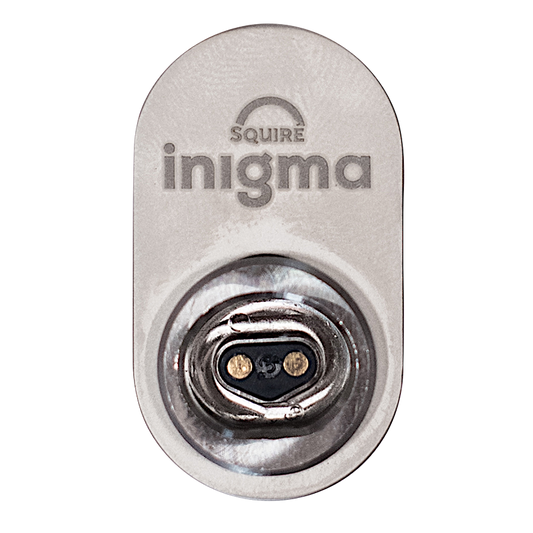 SQUIRE Inigma Smart Scandinavian Oval Cylinder External Inigma SOC Outer - Nickel Plated