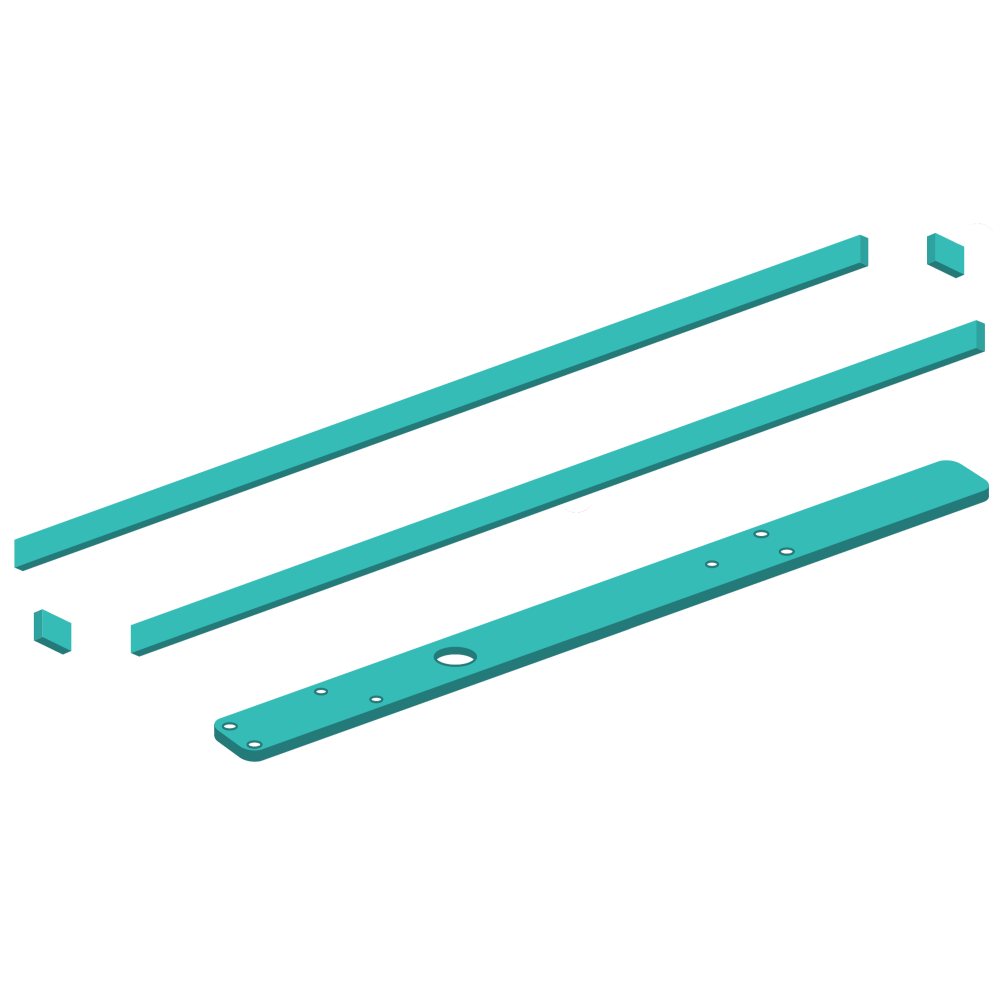 RUTLAND IP.114 Intumescent Pack To Suit ITS.11204 Concealed Door Closer FD60 IP.114 Self Adhesive