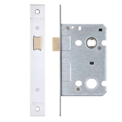 ERA Valiant Upright Latch Square End 64mm Case Polished Display - Polished Stainless Steel
