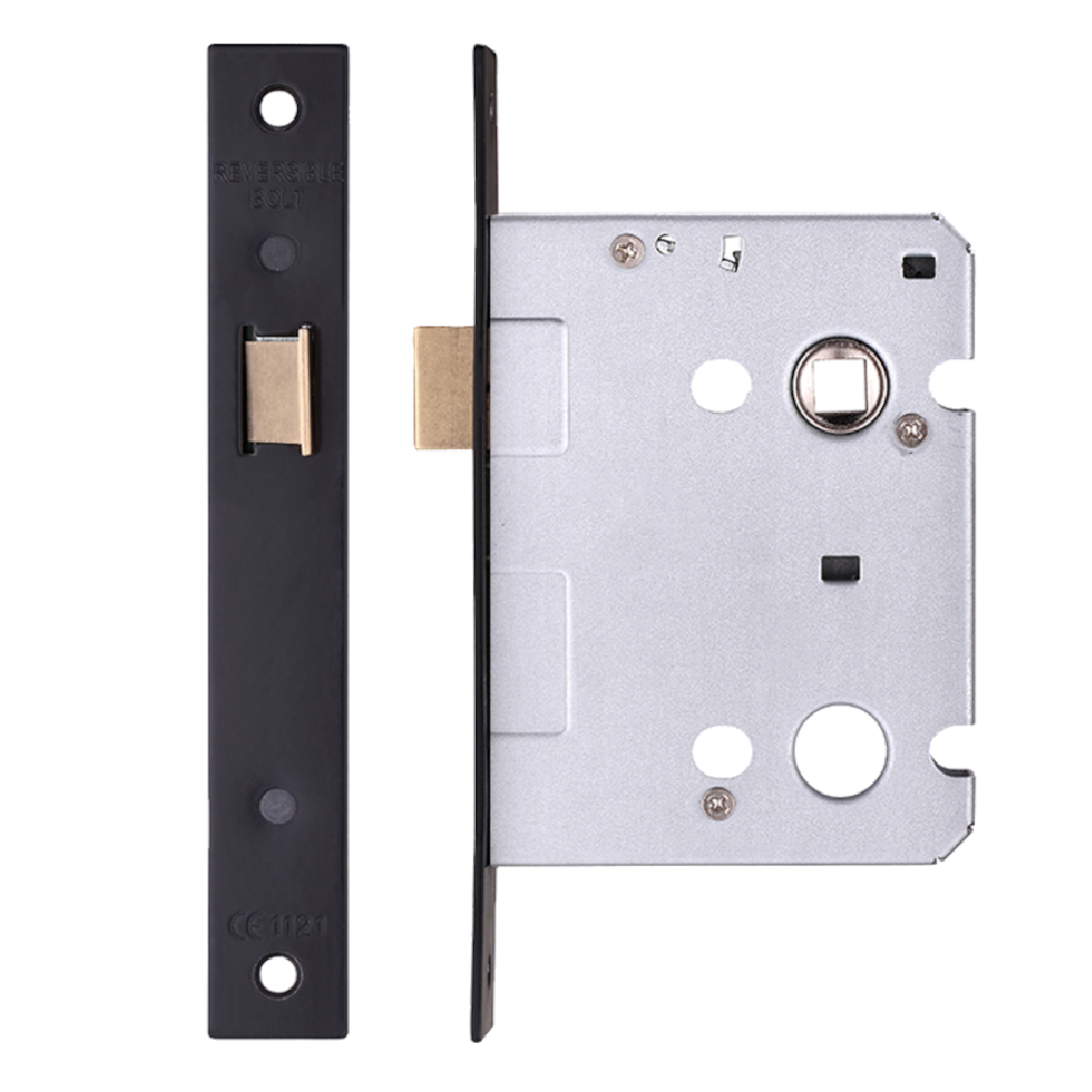 ERA Valiant Upright Latch Square End 76mm Case Black Matt - Matt Black