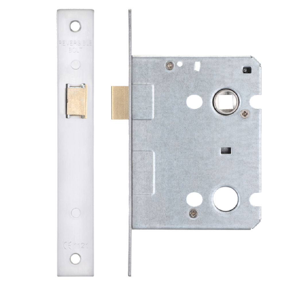 ERA Valiant Upright Latch Square End 76mm Case Satin Display - Satin Stainless Steel