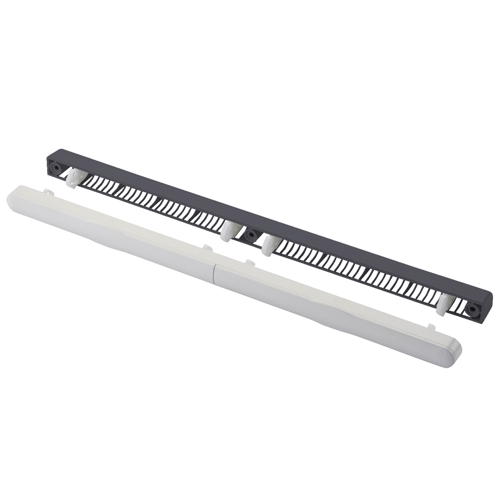 ERA Retro Fit Trickle Vent Internal & External Set 4000 White Internal / Anthracite Grey External - White & Anthracite Grey