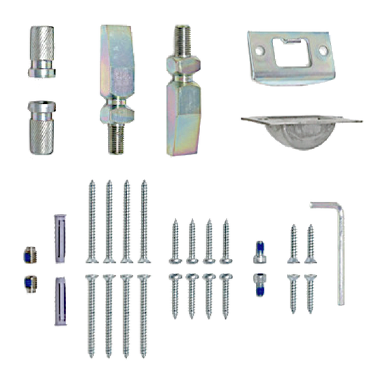 BRITON 370 Series Panic Bolt Fixing Kit To Suit 376/372 Suits Timber Doors 370PT