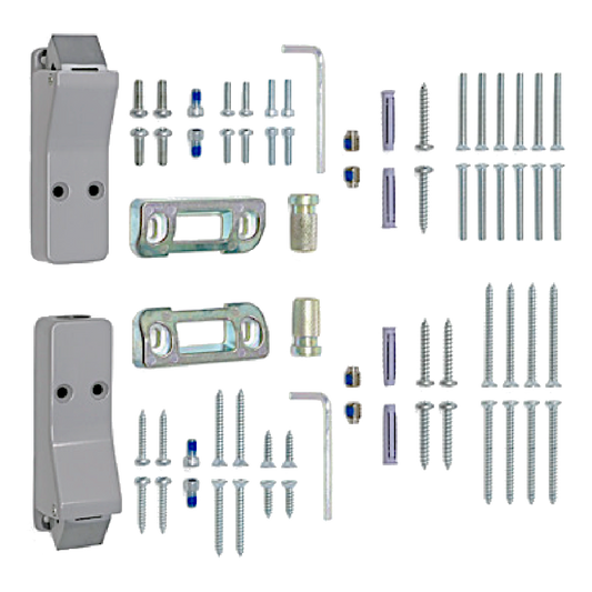BRITON 370 Series Panic Bolt Pullman Fixing Kit To Suit 376/372 Suits Timber & Metal Doors 370PLTM