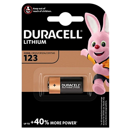 DURACELL Ultra CR123 3V Lithium Battery S328 CR123