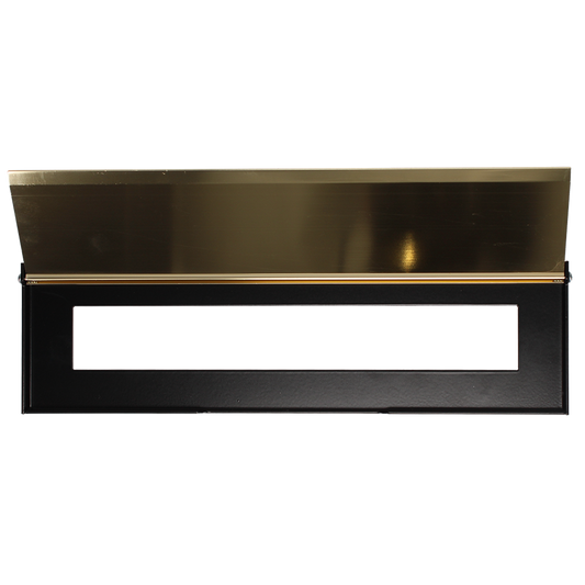 LOXAL Bespoke Letter Plate & Tidy LBXPT Passivated - Brass