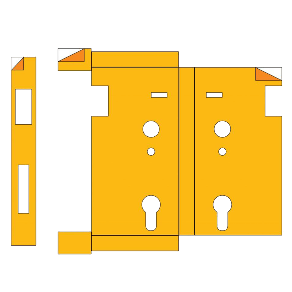BORG LOCKS S509AB Intumescent Kit To Suit BL5000/BL7000 Series With Sashlock S509AB